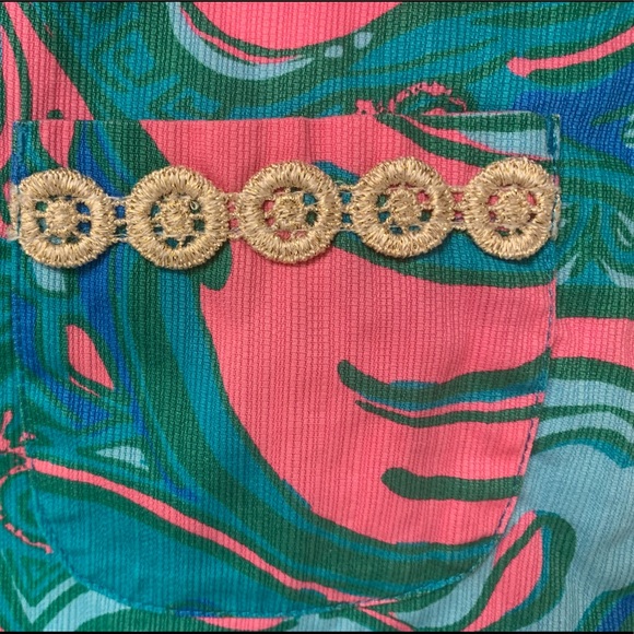 Lilly Pulitzer EUC girls shift dress size 5 - Picture 6 of 7